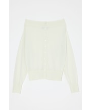 OFF SHOULDER SHEER カーディガン