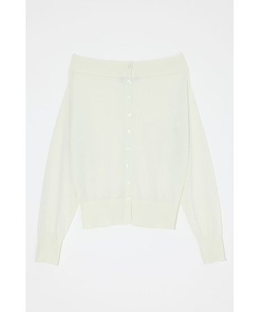 OFF SHOULDER SHEER カーディガン