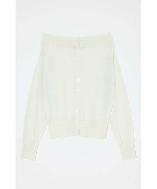OFF SHOULDER SHEER カーディガン