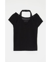 SHEER DOUBLE LAYERED トップス