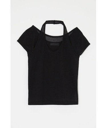 SHEER DOUBLE LAYERED トップス