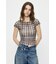PLAID CHECK PRINTED Tシャツ