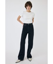 HIGH WAIST BLACK STRAIGHT