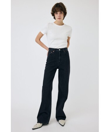 HIGH WAIST BLACK STRAIGHT