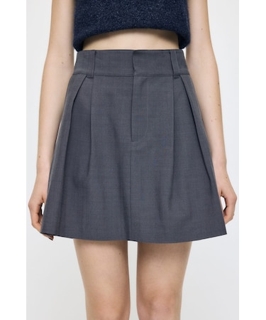 FLARE TUCKED MINI スカート