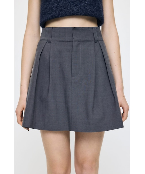 FLARE TUCKED MINI スカート