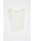 ASYMMETRY NECK RIBBON トップス