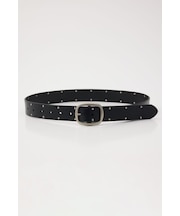 DOUBLE STUDS LEATHER ベルト