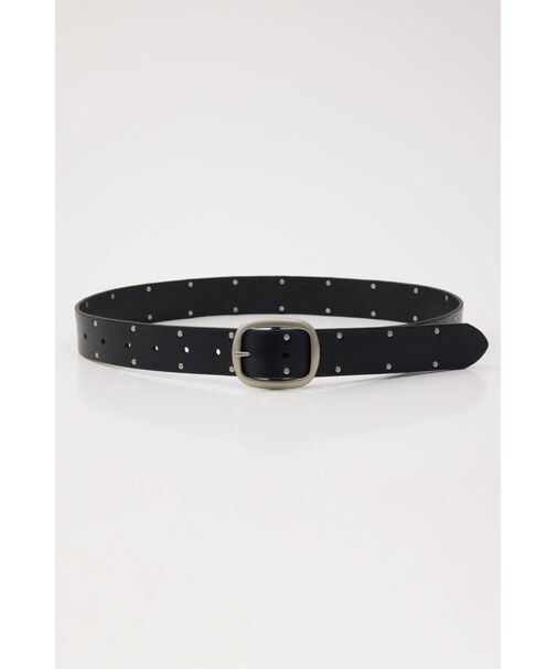DOUBLE STUDS LEATHER ベルト