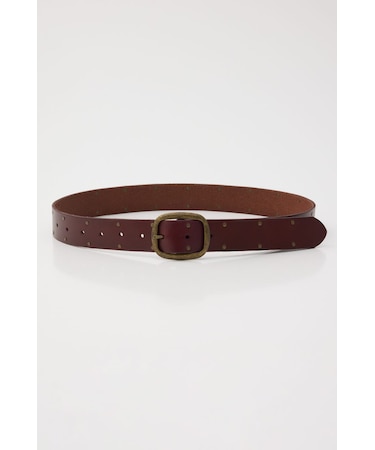 DOUBLE STUDS LEATHER ベルト