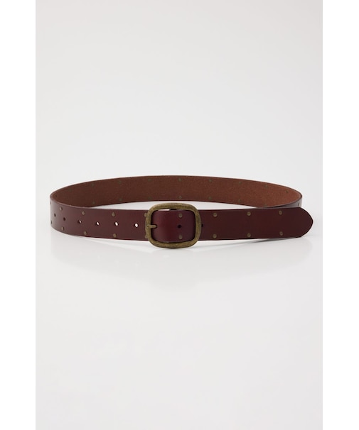 DOUBLE STUDS LEATHER ベルト