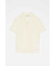 LACY ZIP UP シャツ