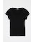 SUVIN GIZA PENTAGON NECK TEE
