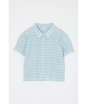 PLAID SHIRRING シャツ