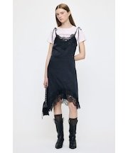 ASYMMETRY SATIN ドレス