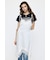 ASYMMETRY SATIN ドレス