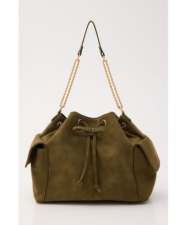 CHAIN SHOULDER BUCKET バッグ