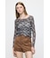 SHIRRING SHEER L／S Tシャツ