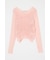 SHIRRING SHEER L／S Tシャツ