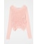 SHIRRING SHEER L／S Tシャツ