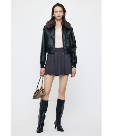 PLEATED WRAP スカート