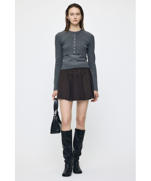 PLEATED WRAP スカート