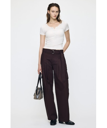 BELTED CARGO パンツ