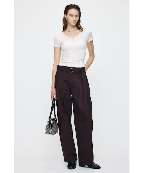 BELTED CARGO パンツ