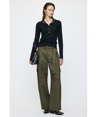 BELTED CARGO パンツ