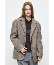 CURLY BOA OVER SIZED ジャケット