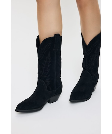 F/SUEDE WESTERN ブーツ