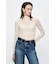 ES LACE HI NECK トップス