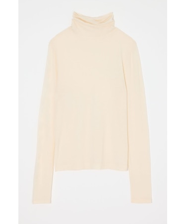 ES SHEER TURTLE KNIT トップス