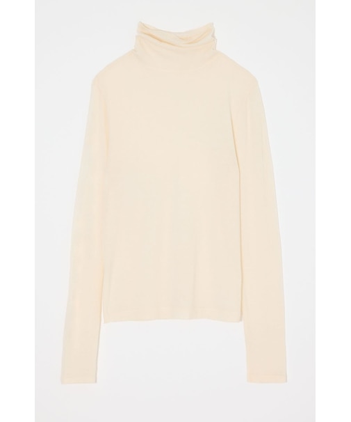 ES SHEER TURTLE KNIT トップス