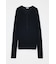 ES SHEER HENRY NECK KNIT トップス