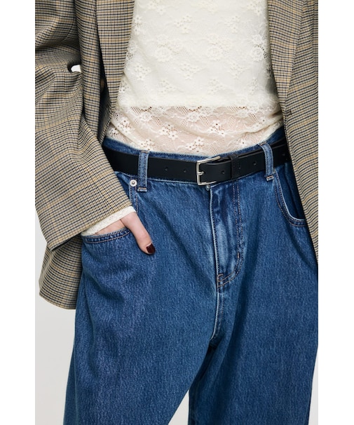 LEATHER NARROW ベルト