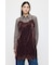 WASHER VELOUR SLIP MINI ドレス