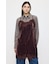 WASHER VELOUR SLIP MINI ドレス