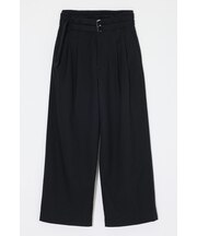 BELTED WIDE TUCK パンツ