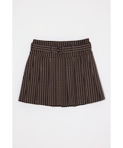 BELTED PLEATS MINI スカート