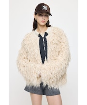 SHAGGY FEATHER カーディガン