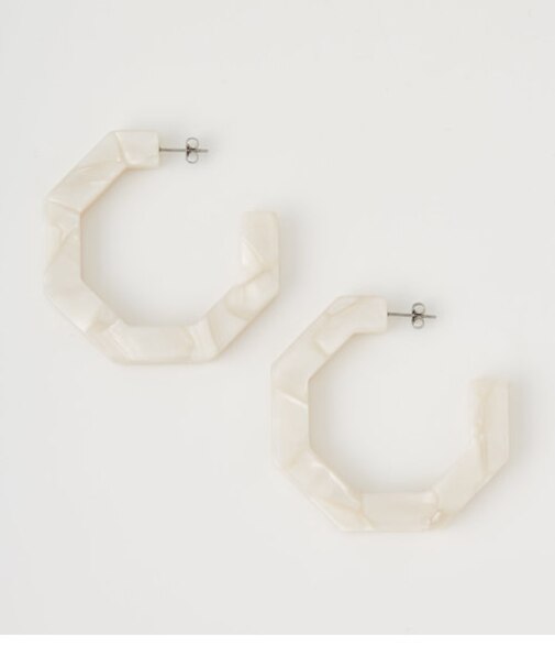 Octagonリングピアス