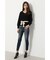 Bicolor Peplum Knit TOP