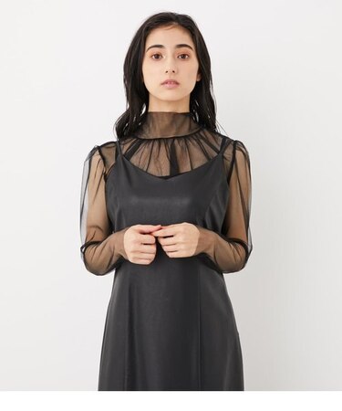 メッシュH/NリボンTOP