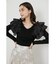ショルダーダブルフリルKnit TOP