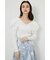 ショルダーダブルフリルKnit TOP