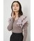 ショルダーダブルフリルKnit TOP