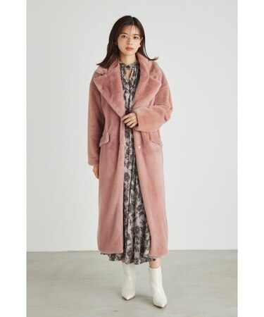 22フェイクファーオーバーロングCT