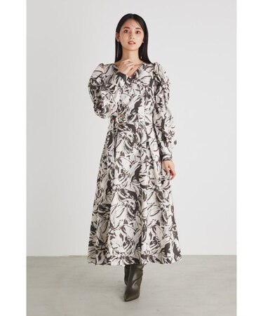 オープンショルダータックフレアOP