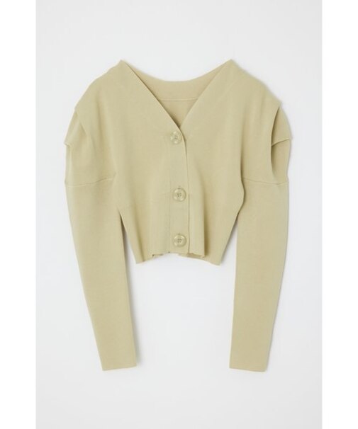 2WAYショルダータックボリュームカーデTOP